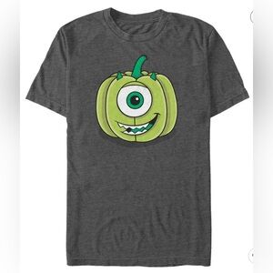 NWOT Men's Monsters Inc Halloween Pumpkin Mike T-Shirt LARGE